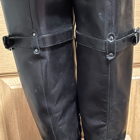 Sam Edelman Patton 2 Riding Boots Black Leather
Side Zip Buckle - Picture 4 of 15